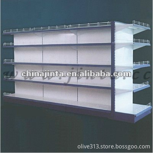 supermarket gondola shelf